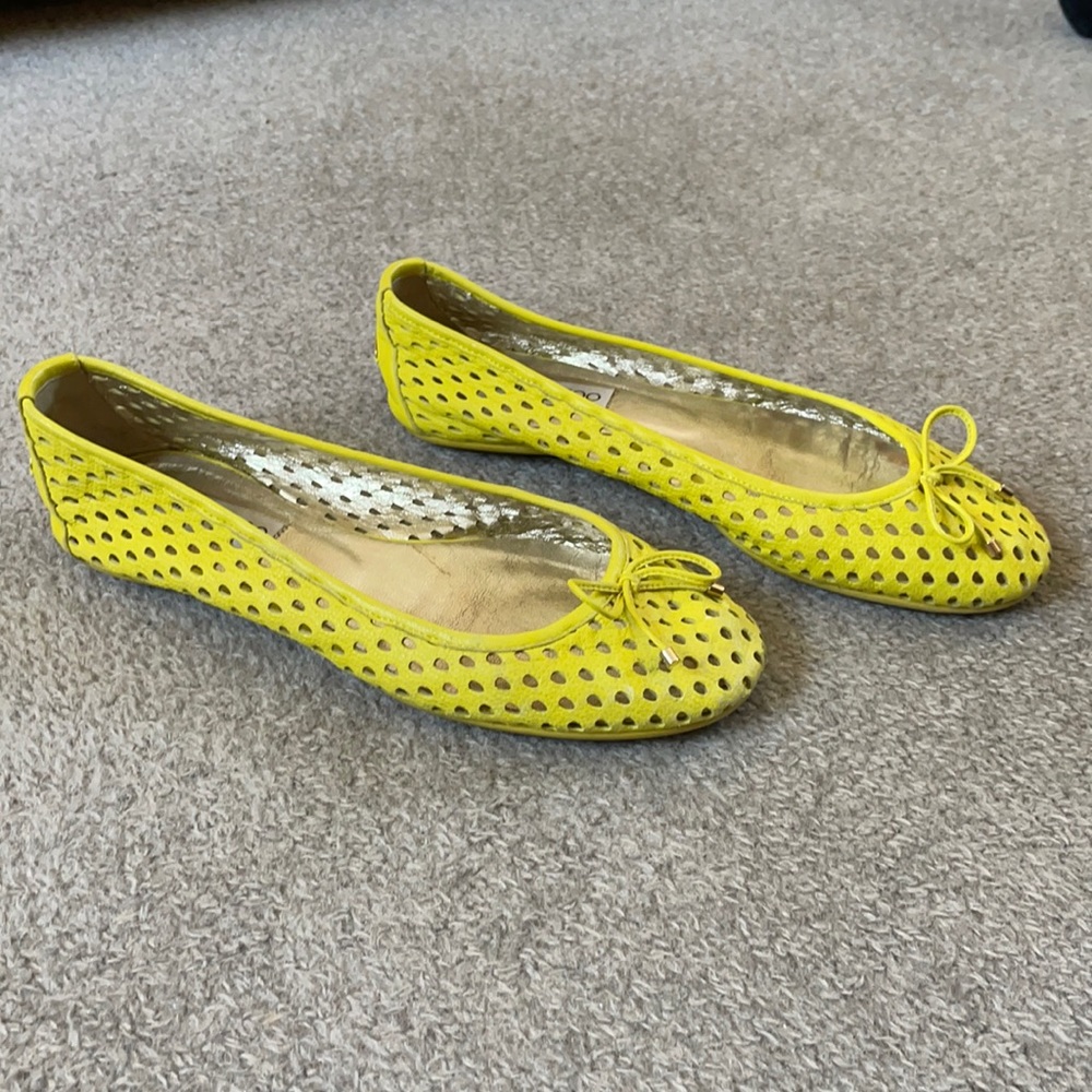 Jimmy Choo perforated leather ballet flats